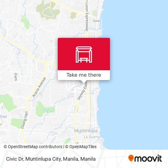Civic Dr, Muntinlupa City, Manila map