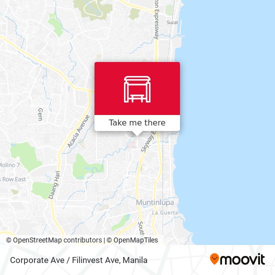 Corporate Ave / Filinvest Ave map