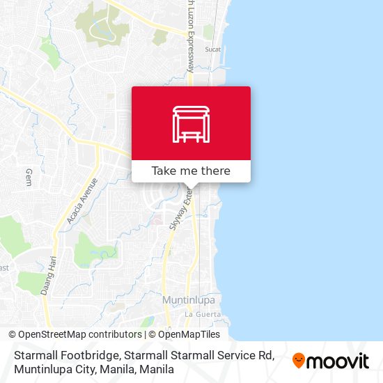 Starmall Footbridge, Starmall Starmall Service Rd, Muntinlupa City, Manila map
