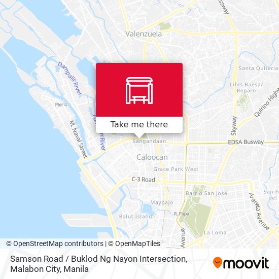 Samson Road / Buklod Ng Nayon Intersection, Malabon City map