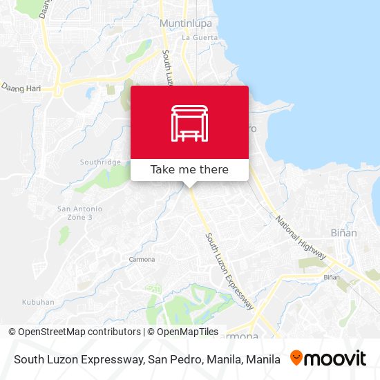 South Luzon Expressway, San Pedro, Manila map