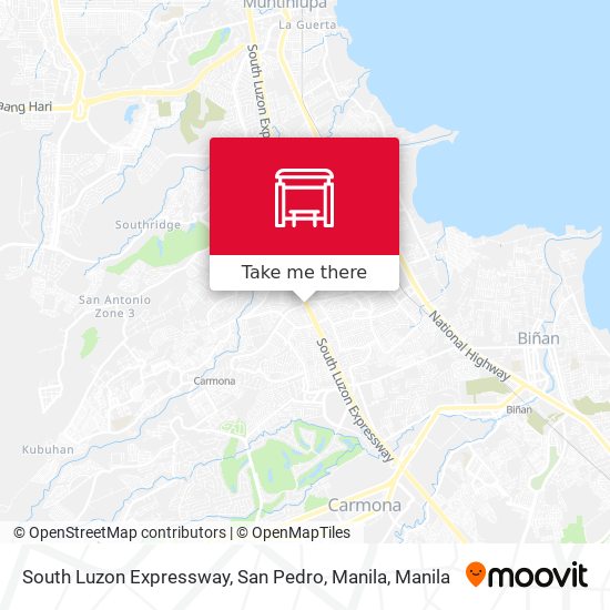 South Luzon Expressway, San Pedro, Manila map