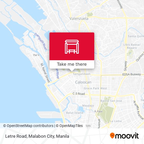 Letre Road, Malabon City map