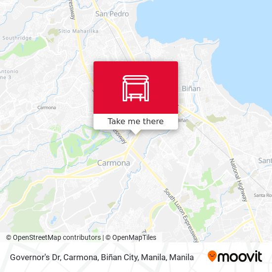 Governor's Dr, Carmona, Biñan City, Manila map