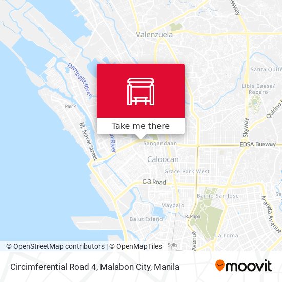 Circimferential Road 4, Malabon City map