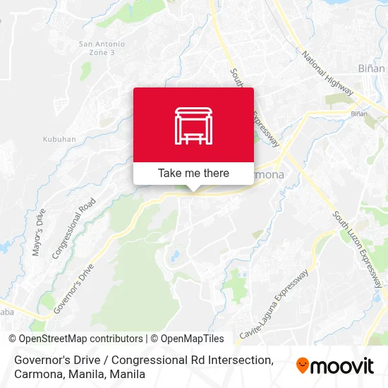 Governor's Drive / Congressional Rd Intersection, Carmona, Manila map