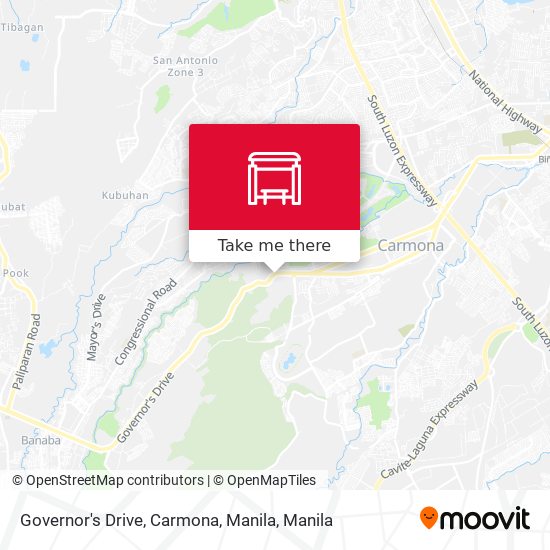 Governor's Drive, Carmona, Manila map