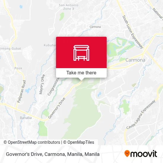 Governor's Drive, Carmona, Manila map