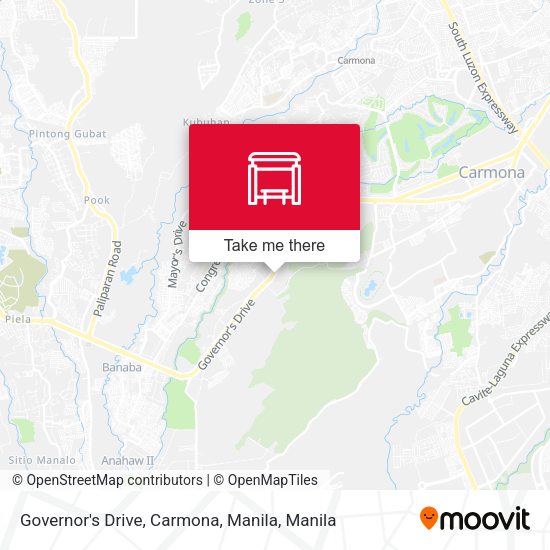 Governor's Drive, Carmona, Manila map