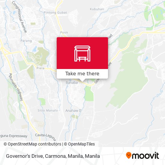 Governor's Drive, Carmona, Manila map