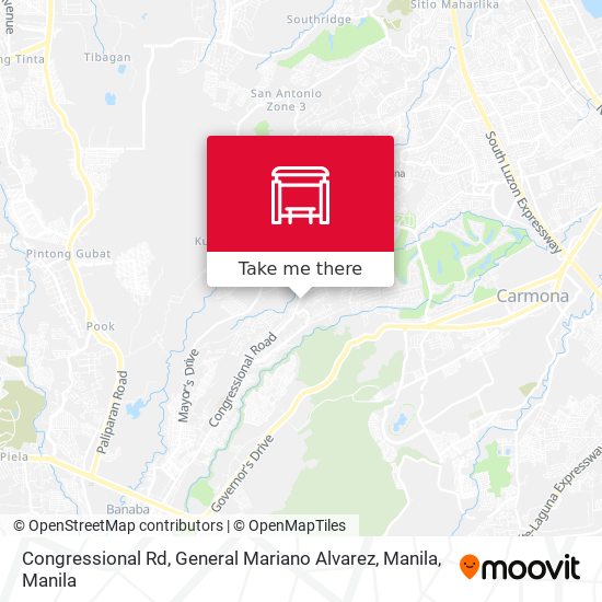 Congressional Rd,  General Mariano Alvarez, Manila map