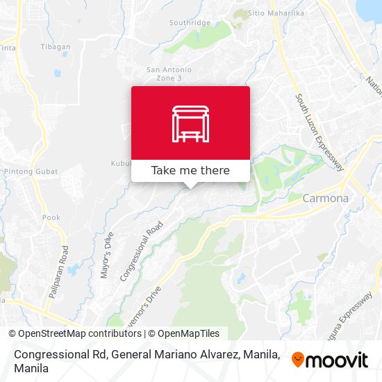 Congressional Rd,  General Mariano Alvarez, Manila map
