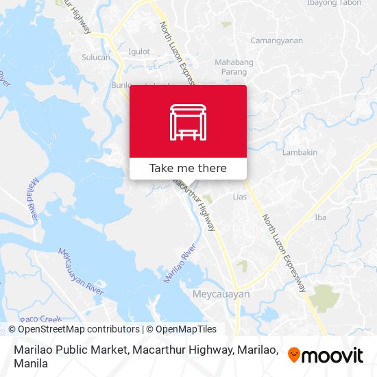 Marilao Public Market, Macarthur Highway, Marilao map