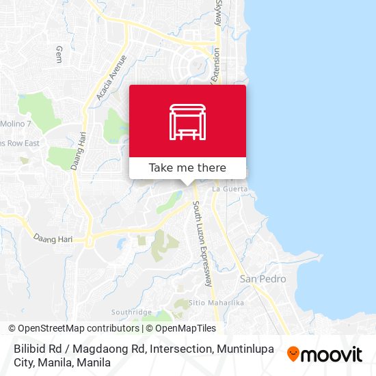 Bilibid Rd / Magdaong Rd, Intersection, Muntinlupa City, Manila map