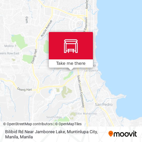 Bilibid Rd Near Jamboree Lake, Muntinlupa City, Manila map