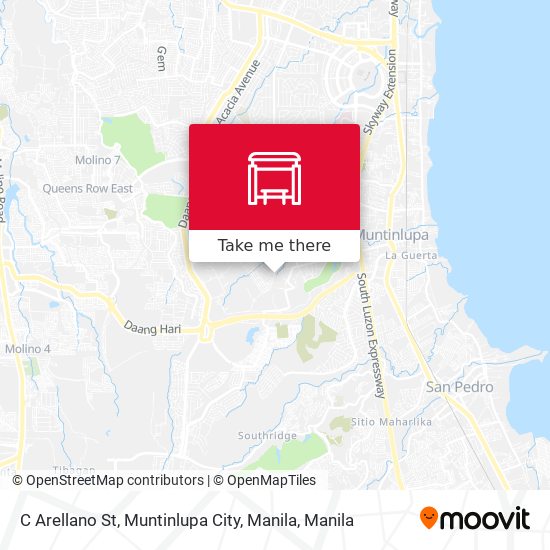 C Arellano St, Muntinlupa City, Manila map