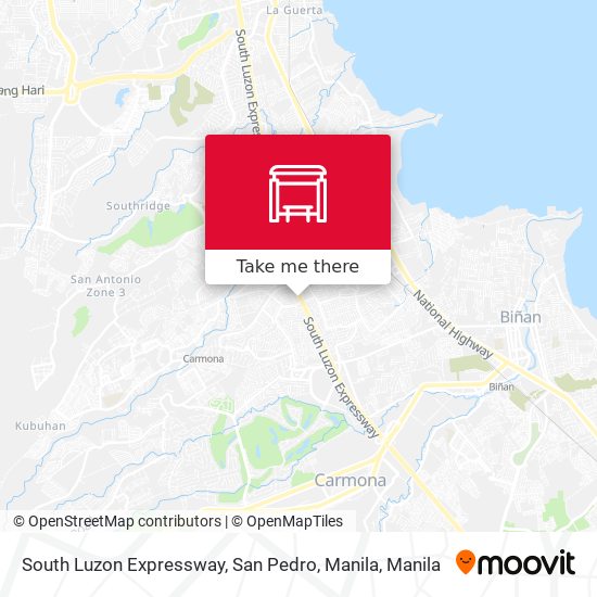 South Luzon Expressway, San Pedro, Manila map