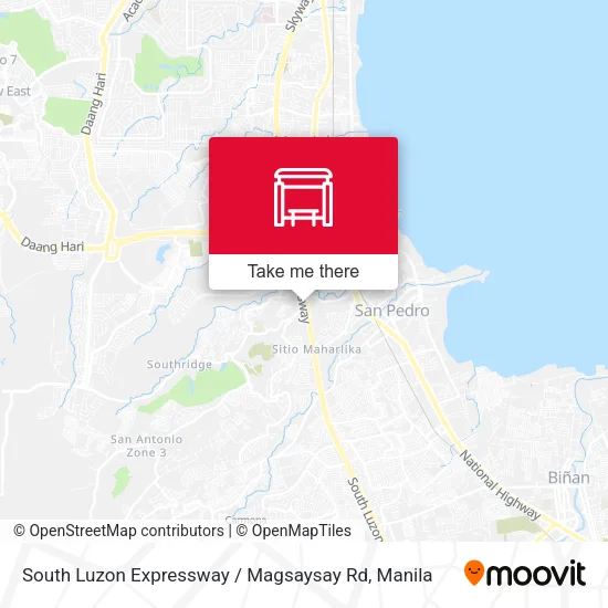 South Luzon Expressway / Magsaysay Rd map