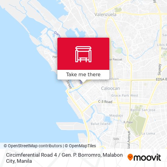 Circimferential Road 4 / Gen. P. Borromro, Malabon City map