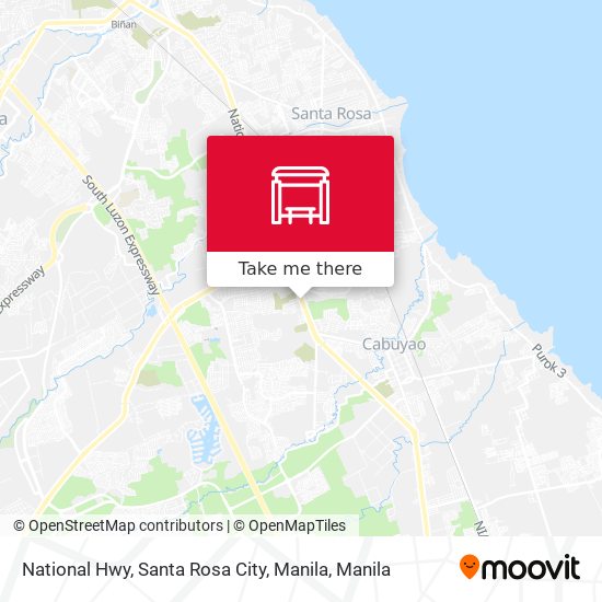 National Hwy, Santa Rosa City, Manila map