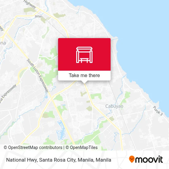 National Hwy, Santa Rosa City, Manila map