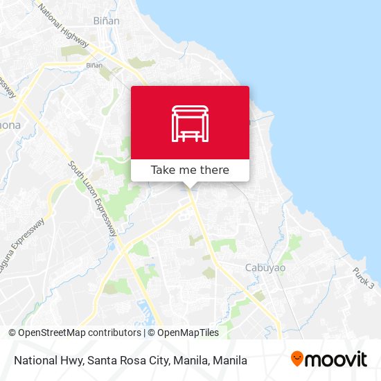 National Hwy, Santa Rosa City, Manila map