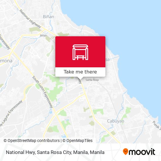 National Hwy, Santa Rosa City, Manila map