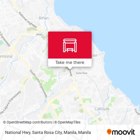 National Hwy, Santa Rosa City, Manila map