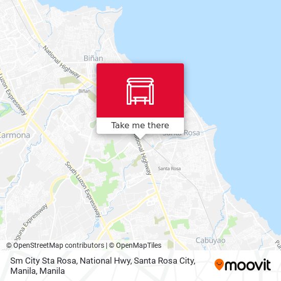 Sm City Sta Rosa, National Hwy, Santa Rosa City, Manila map