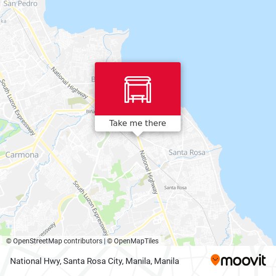 National Hwy, Santa Rosa City, Manila map