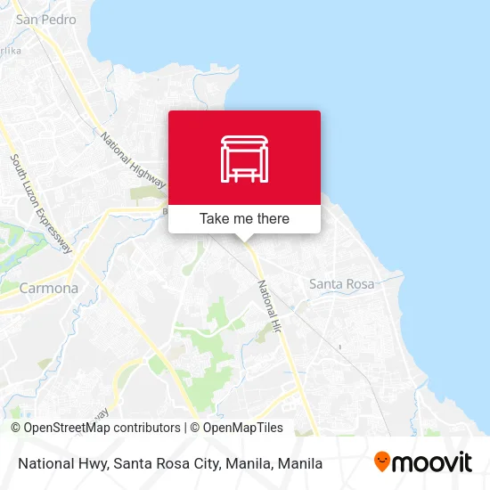 National Hwy, Santa Rosa City, Manila map