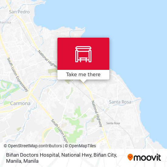 Biñan Doctors Hospital, National Hwy, Biñan City, Manila map