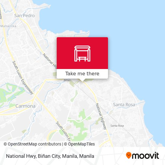 National Hwy, Biñan City, Manila map