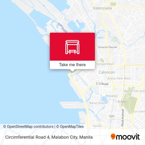 Circimferential Road 4, Malabon City map