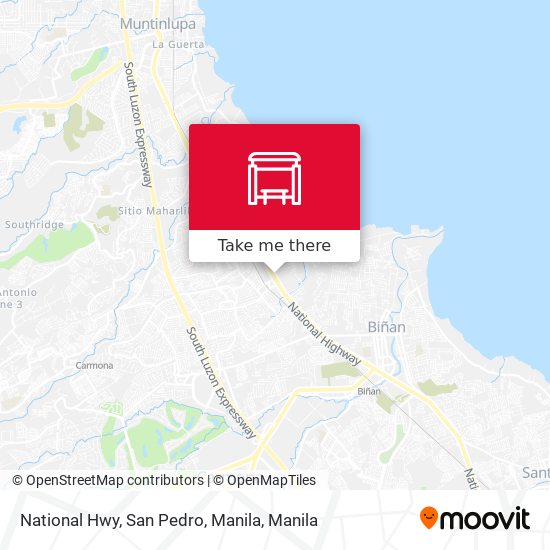 National Hwy, San Pedro, Manila map