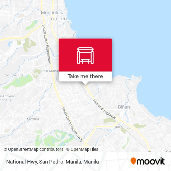 National Hwy, San Pedro, Manila map