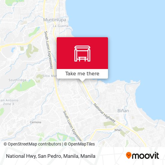 National Hwy, San Pedro, Manila map