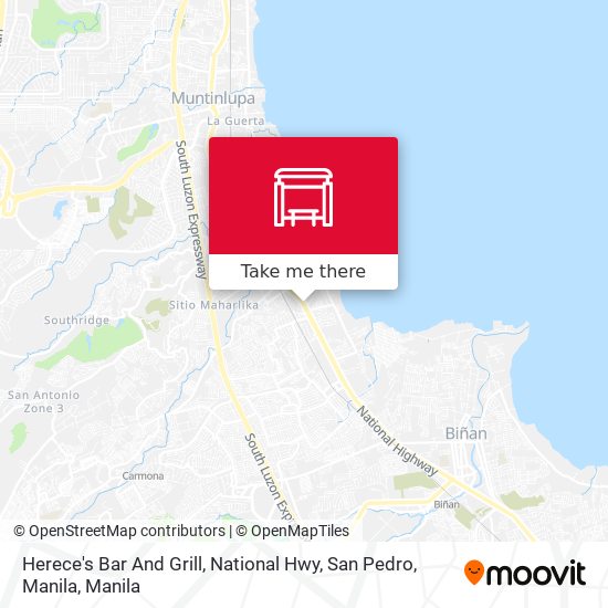 Herece's Bar And Grill, National Hwy, San Pedro, Manila map