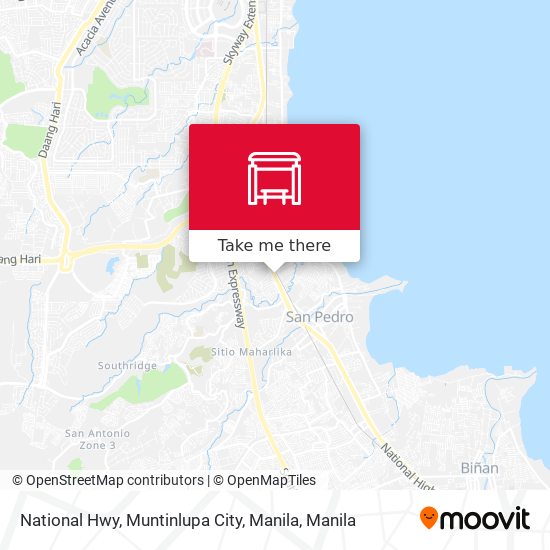 National Hwy, Muntinlupa City, Manila map