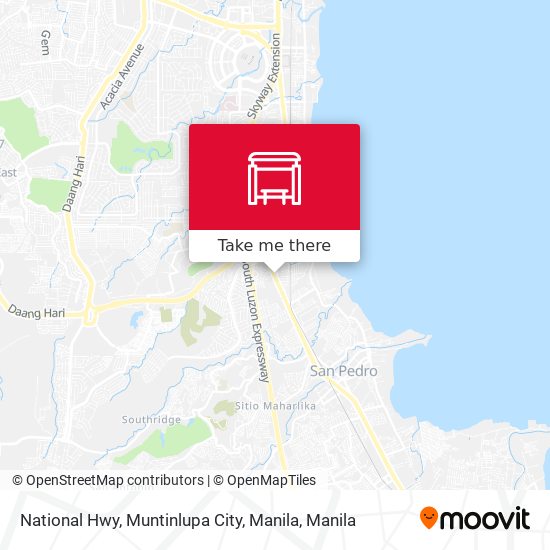 National Hwy, Muntinlupa City, Manila map
