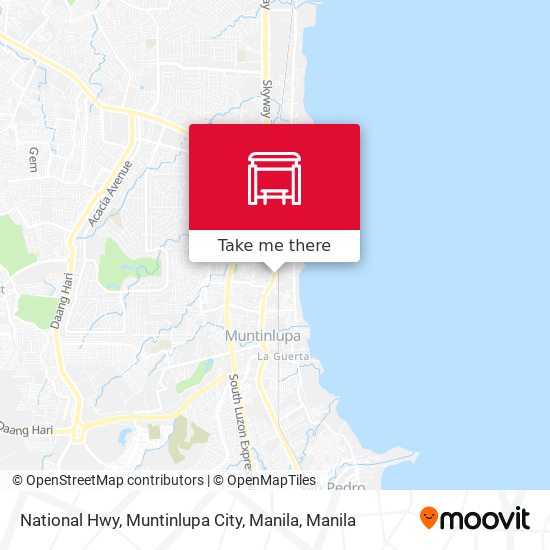 National Hwy, Muntinlupa City, Manila map