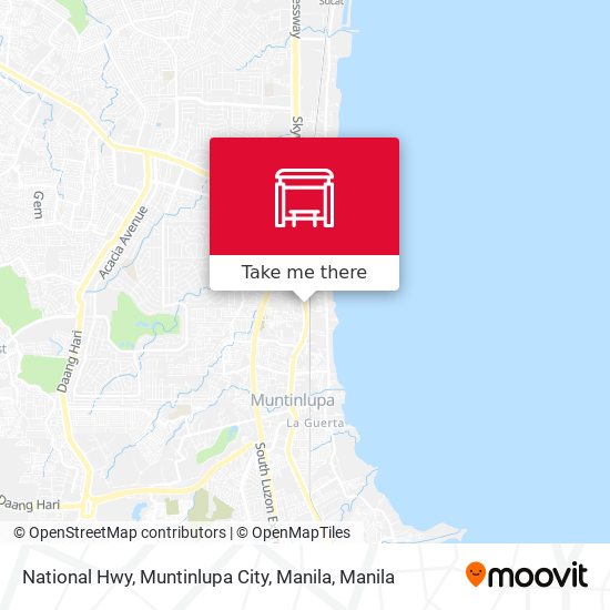 National Hwy, Muntinlupa City, Manila map
