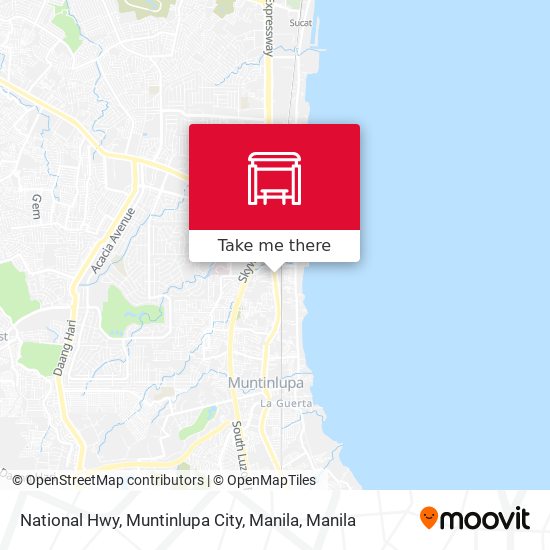 National Hwy, Muntinlupa City, Manila map