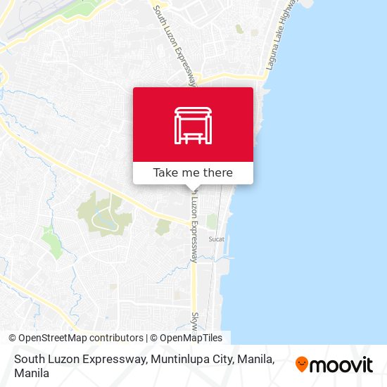 South Luzon Expressway, Muntinlupa City, Manila map