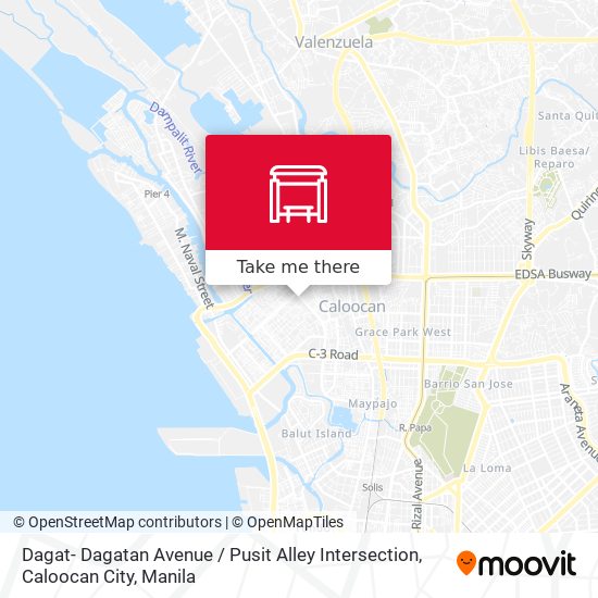 Dagat- Dagatan Avenue / Pusit Alley Intersection, Caloocan City map