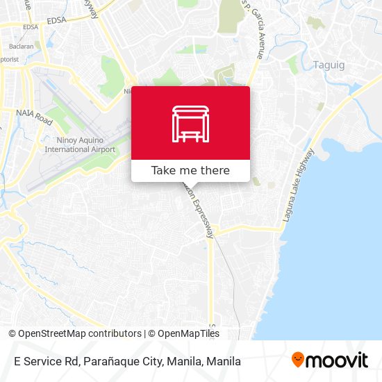 E Service Rd, Parañaque City, Manila map