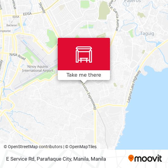 E Service Rd, Parañaque City, Manila map