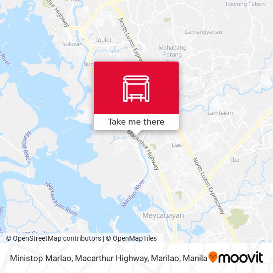 Ministop Marlao, Macarthur Highway, Marilao map