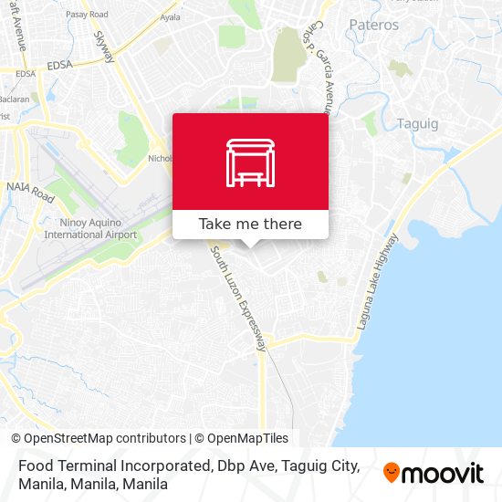 Food Terminal Incorporated, Dbp Ave, Taguig City, Manila, Manila map