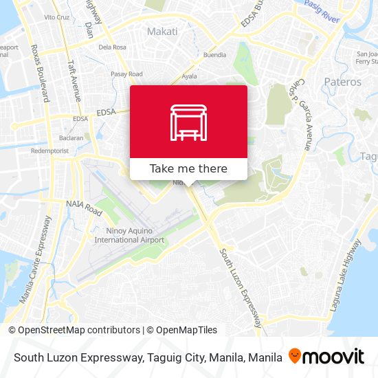 South Luzon Expressway, Taguig City, Manila map